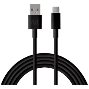 MULTILASER CABLE TIPO USB A - TIPO C 1.2M NEGRO CARGA RAPIDA