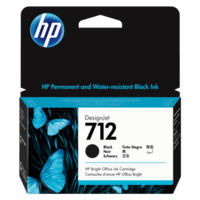 HP 712 38-ML BLACK INK DESIGNJET CARTRIDGE