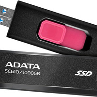 ADATA SSD EXTERNO USB INTERFAZ - SD610-1000G-CBK/RD VELOCIDAD