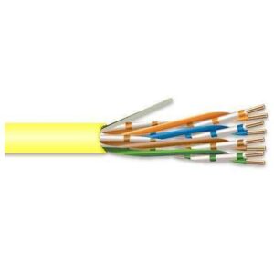SUPERIOR ESSEX CABLE UTP COPPER CABLE, 4 PAIR, 23 AWG CATEGORY 6 - AMARILLO