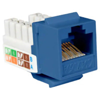 JACK RJ45 CAT6A AZUL