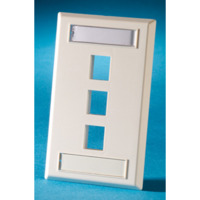 Ortronics -Faceplate 3 Ports