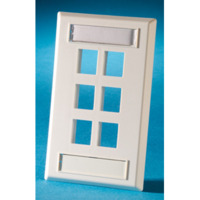 Ortronics -Faceplate 6 Ports