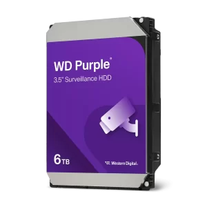 WESTERN DIGITAL PURPLE 6TB SURVEILLANCE HARD DRIVE 5400RPM 3.5" 256MB