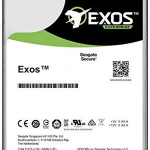 DISCO DURO SEAGATE EXOS DE 16TB SATA 6GB/S 256MB / 7200RPM INTERNO PARA HDD DE CLASE EMPRESARIAL